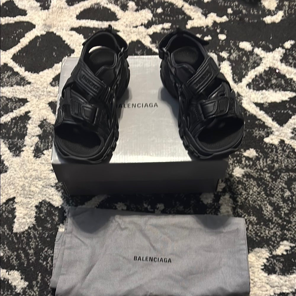 Balenciaga Black Sandals